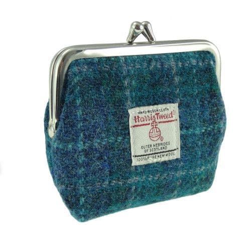 Luxurious Harris Tweed Clasp Purse