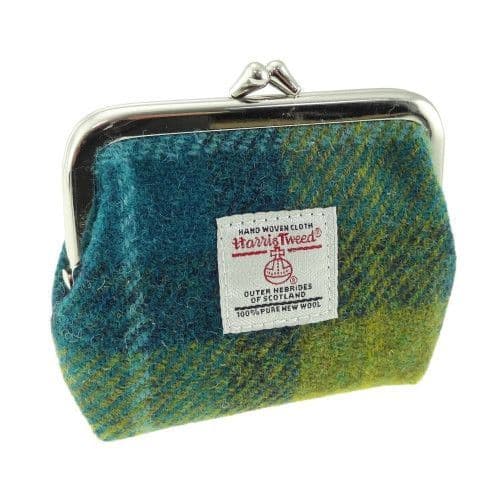 Luxurious Harris Tweed Clasp Purse