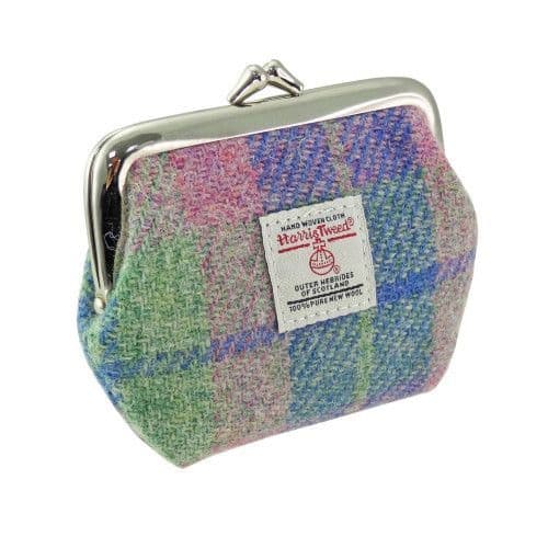 Luxurious Harris Tweed Clasp Purse