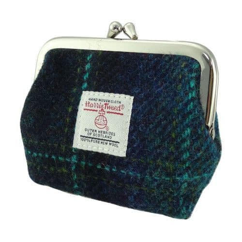 Luxurious Harris Tweed Clasp Purse