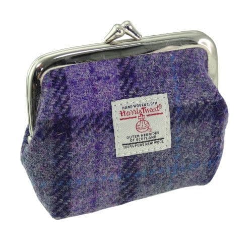 Luxurious Harris Tweed Clasp Purse