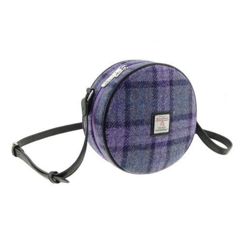 Women's Authentic Harris Tweed Luxury Round Bag