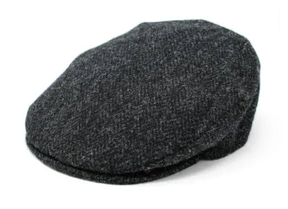 Harris Tweed Herringbone Flat Cap - Scottish Style