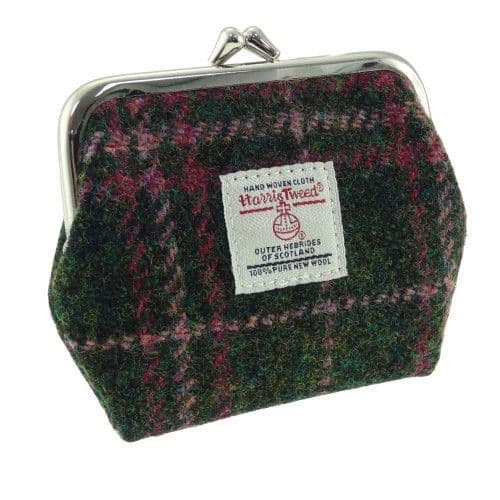 Luxurious Harris Tweed Clasp Purse