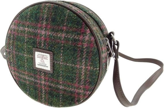 Women's Authentic Harris Tweed Luxury Round Bag