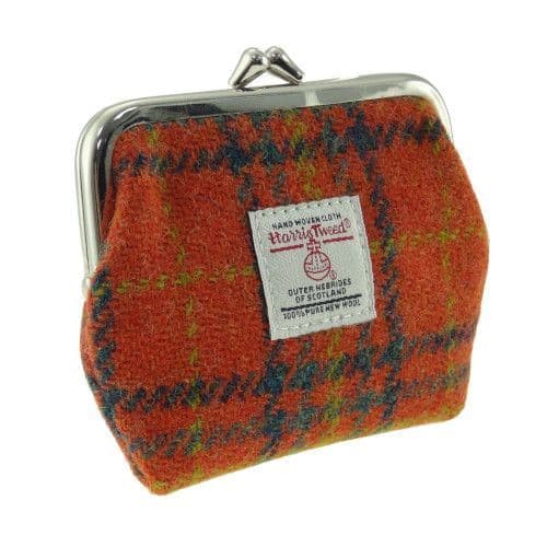 Luxurious Harris Tweed Clasp Purse