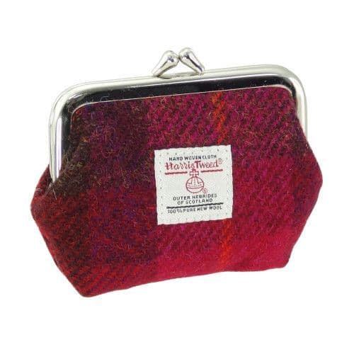 Luxurious Harris Tweed Clasp Purse