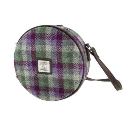 Women's Authentic Harris Tweed Luxury Round Bag