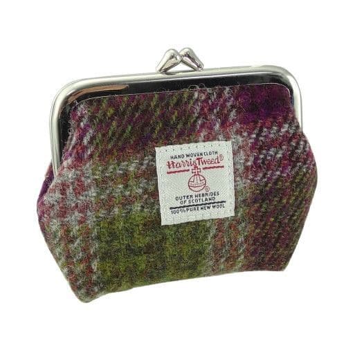 Luxurious Harris Tweed Clasp Purse