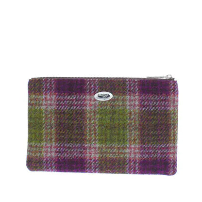 Stylish Harris Tweed Tartan Pouch