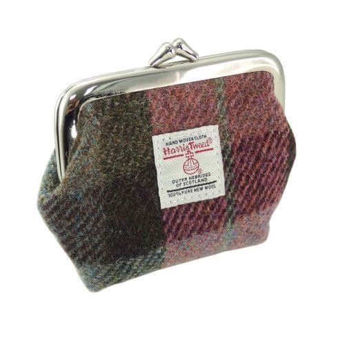 Luxurious Harris Tweed Clasp Purse