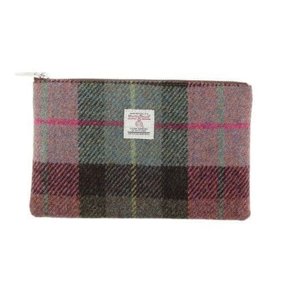 Stylish Harris Tweed Tartan Pouch