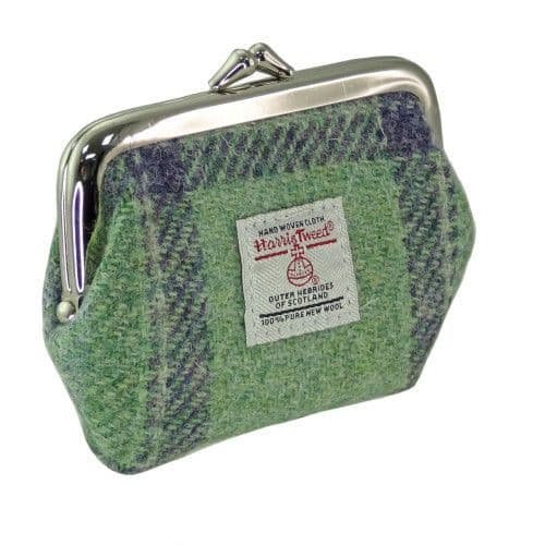 Luxurious Harris Tweed Clasp Purse