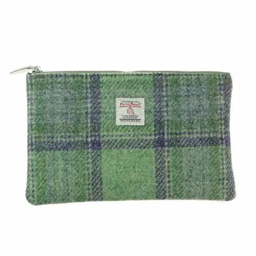 Stylish Harris Tweed Tartan Pouch