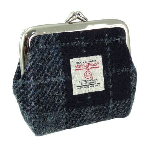 Luxurious Harris Tweed Clasp Purse