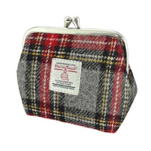 Luxurious Harris Tweed Clasp Purse