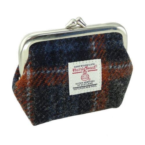 Luxurious Harris Tweed Clasp Purse