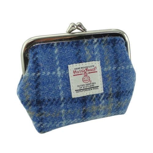 Luxurious Harris Tweed Clasp Purse