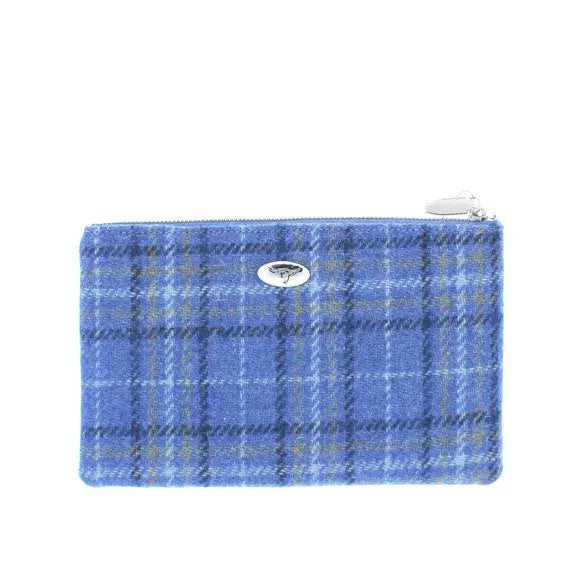 Stylish Harris Tweed Tartan Pouch