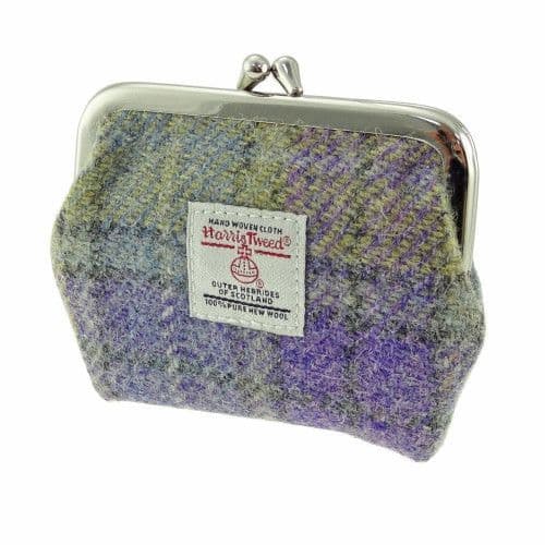 Luxurious Harris Tweed Clasp Purse