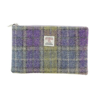 Stylish Harris Tweed Tartan Pouch