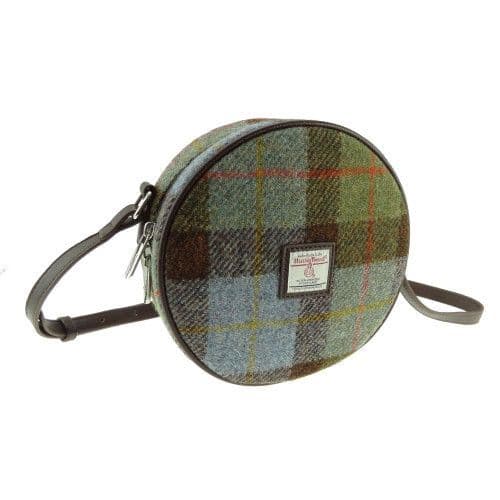 Women's Authentic Harris Tweed Luxury Round Bag