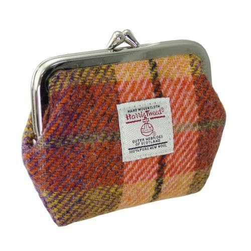 Luxurious Harris Tweed Clasp Purse