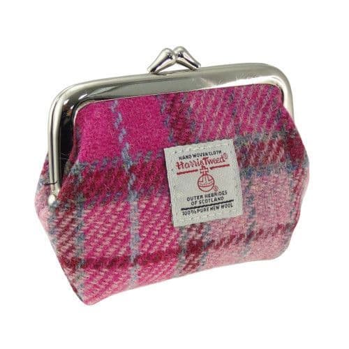 Luxurious Harris Tweed Clasp Purse