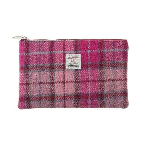 Stylish Harris Tweed Tartan Pouch