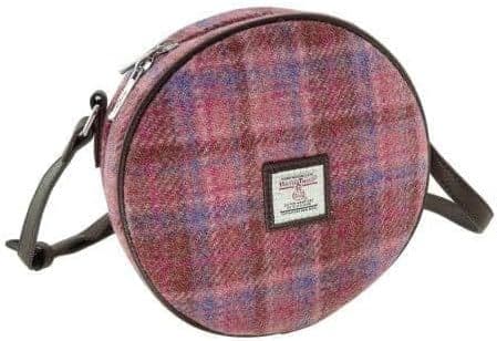 Women's Authentic Harris Tweed Luxury Round Bag