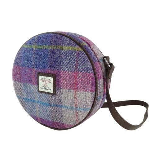 Women's Authentic Harris Tweed Luxury Round Bag