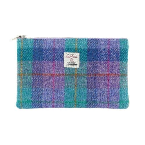 Stylish Harris Tweed Tartan Pouch