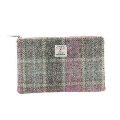 Stylish Harris Tweed Tartan Pouch