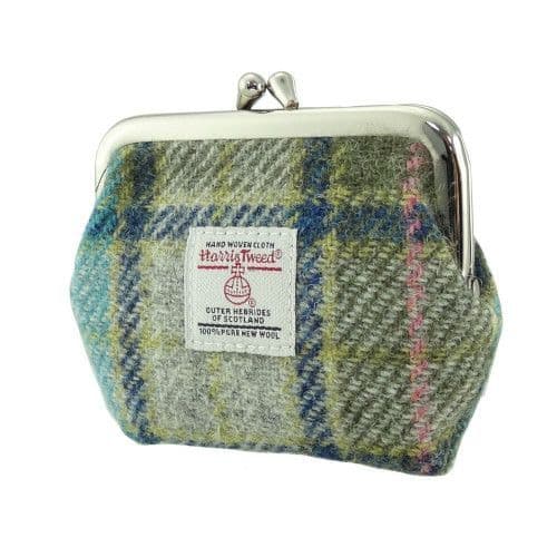 Luxurious Harris Tweed Clasp Purse