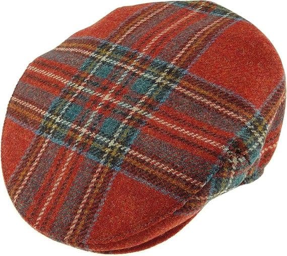 Handcrafted Shetland Wool Flat Cap for Men